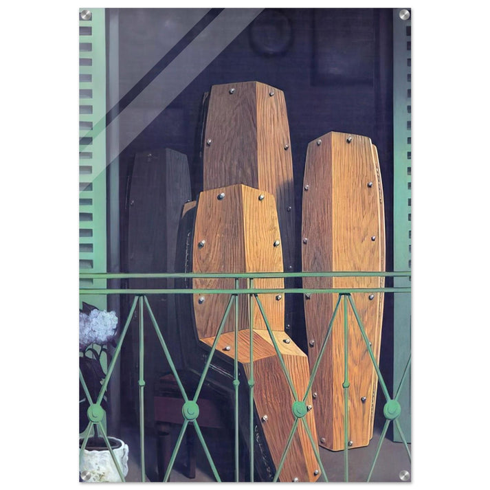 MANET S BALCONY 1950 - Rene Magritte Acrylic Print - 70x100 cm / 28x40″ inches | Rene Magritte Wall Art | Rene Magritte Prints