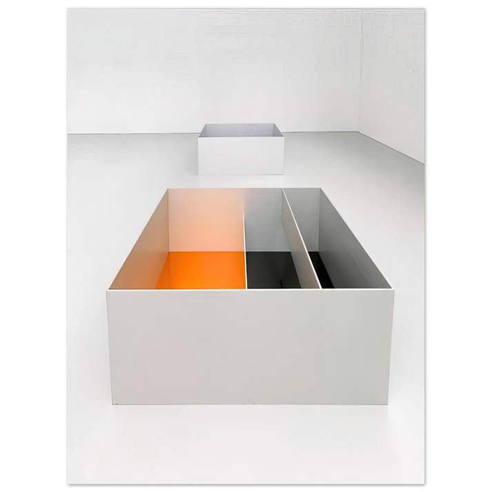 Donald Judd - Untitled 89-3 Menziken - 1989 75x100 cm / 30x40inches Fine Art Poster