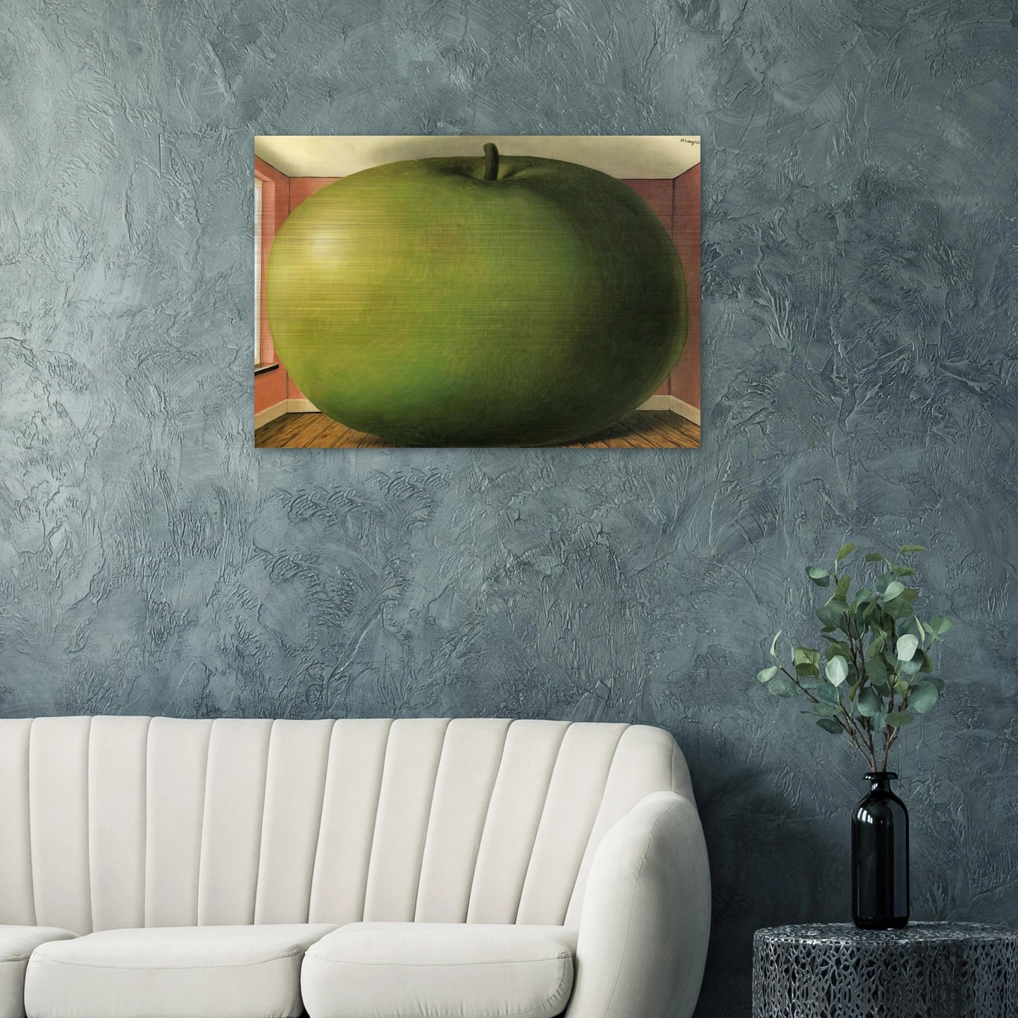 THE LISTENING ROOM 1952 - Rene Magritte Brushed Aluminum Print - 70x100 cm / 28x40 inches | Rene Magritte Aluminum Print | Rene Magritte Prints