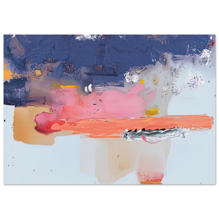 Helen Frankenthaler - Western Roadmap, 1991- Wall Art - 30x40 cm / 12x16 inches - Fine Art Poster-canvas - -