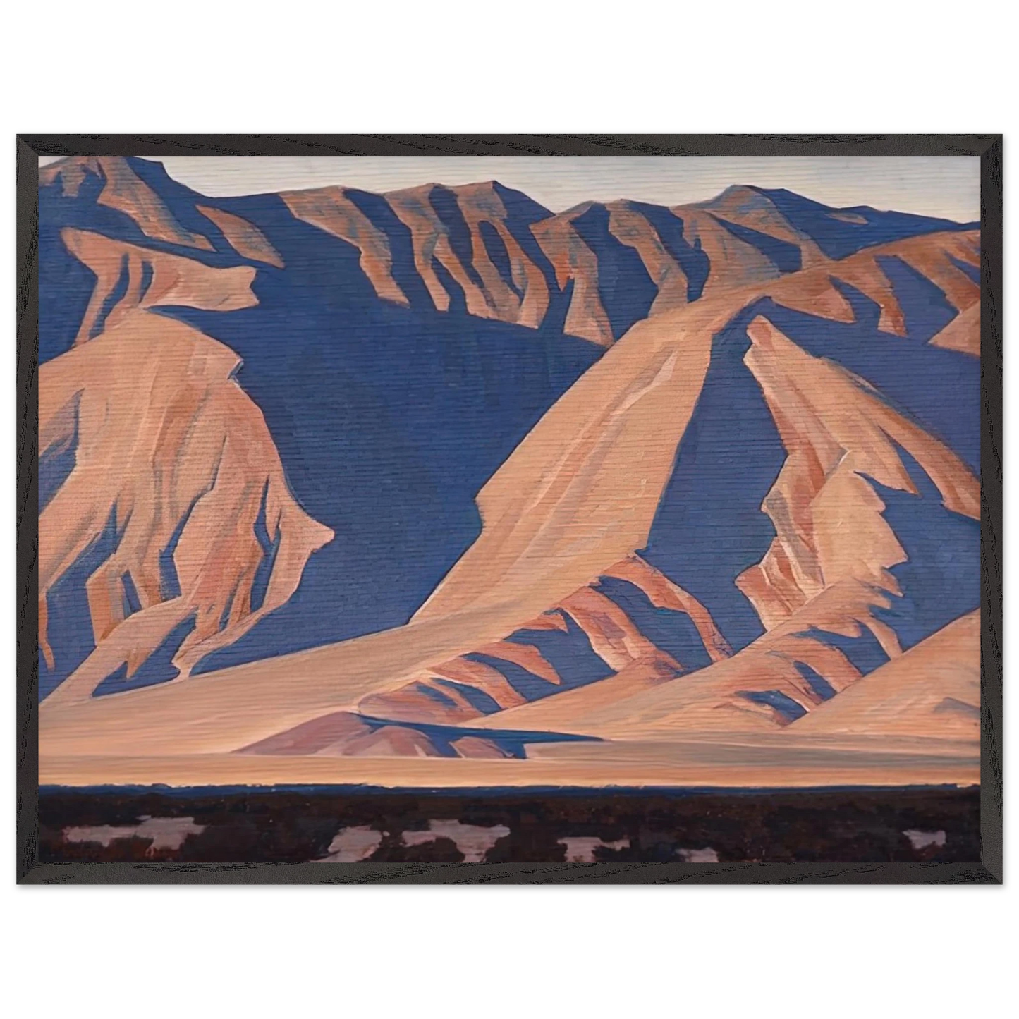 Maynard Dixon - INYO MOUNTAINS 1944 Wall art - 30x40 cm / 12x16 inches - Fine Art Poster-canvas - -