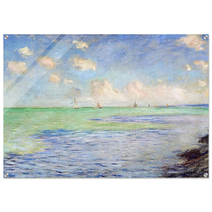 The Sea at Pourville - claude monet Acrylic Print - 70x100 cm / 28x40″ inches