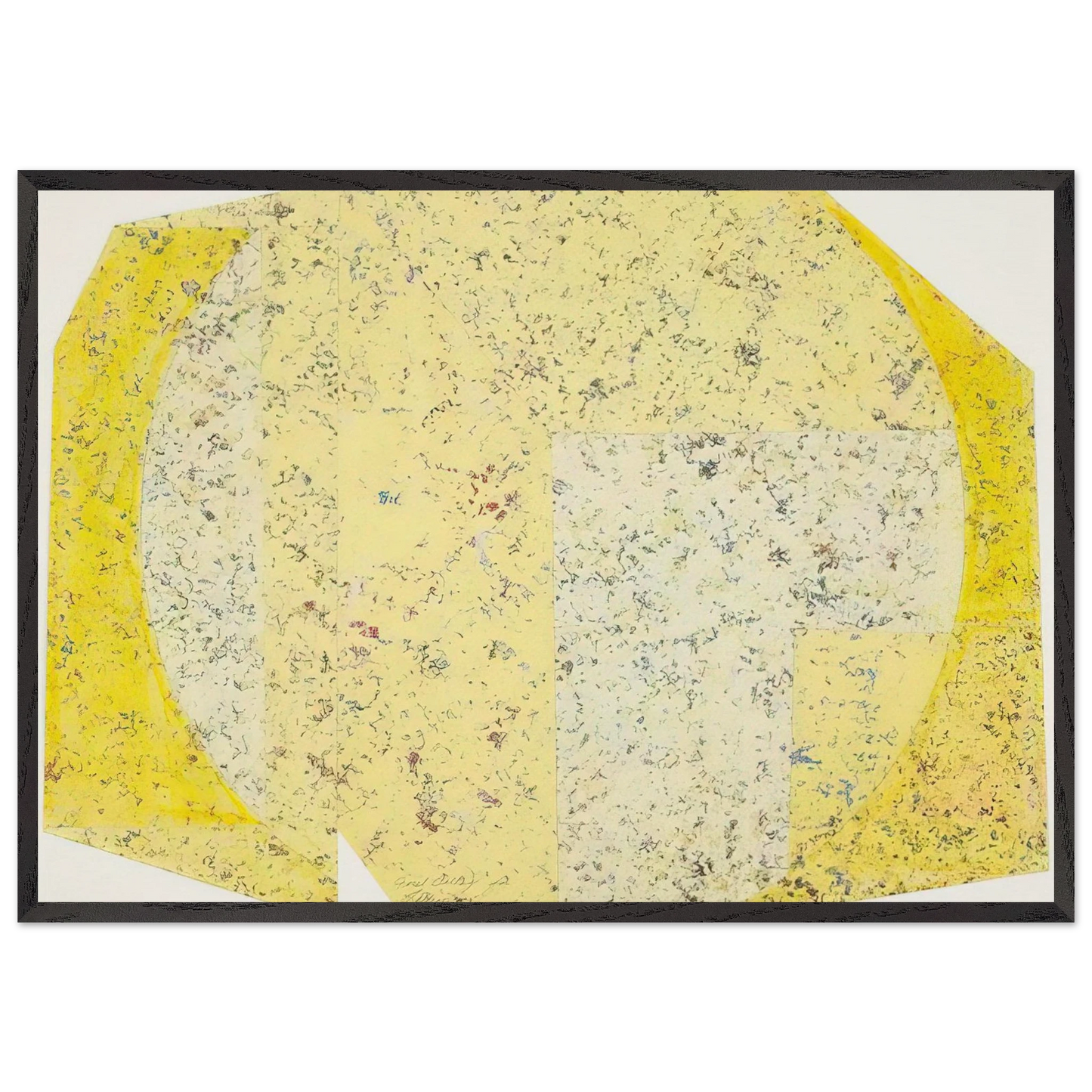 Lattice - Sam Gilliam 70x100 cm / 28x40 inches Framed Art Print – Black Wooden Frame