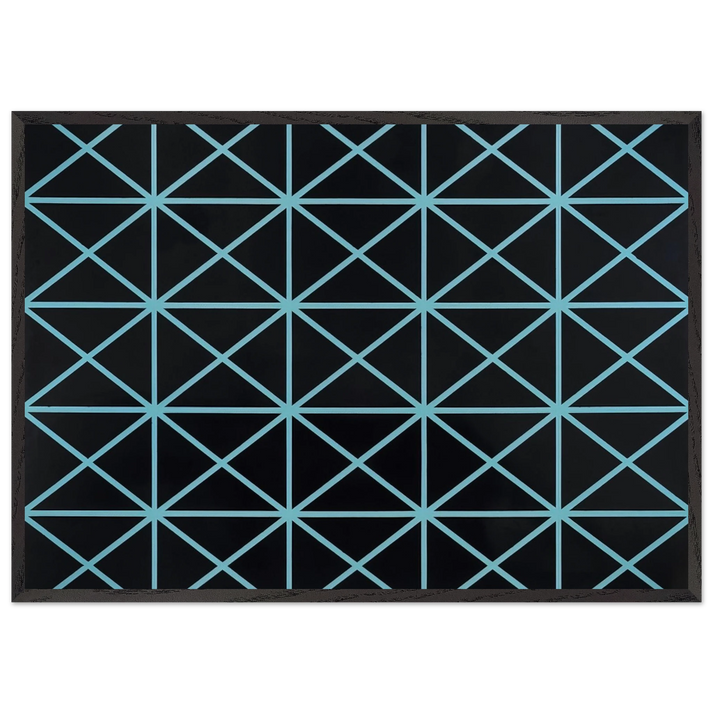 Ice Palace - 1970 - Jeremy Moon 70x100 cm / 28x40 inches Framed Art Print – Black Wooden Frame