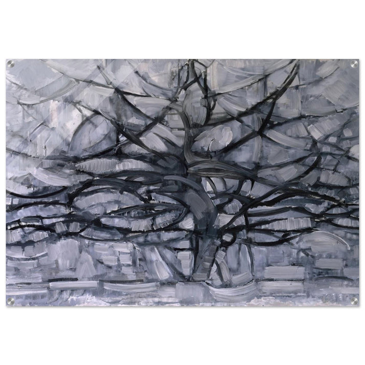 The Gray Tree - Piet Mondrian Acrylic Print - 70x100 cm / 28x40″ inches