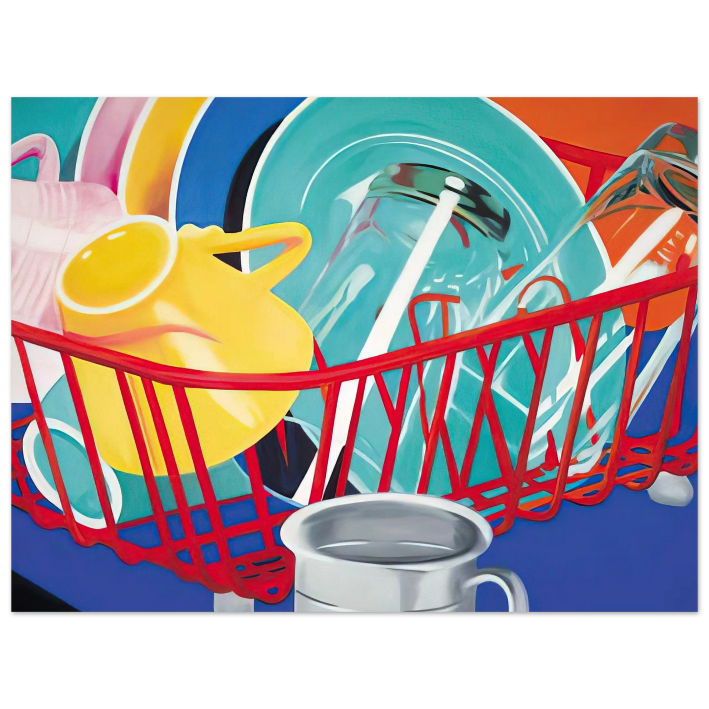 James Rosenquist - Dishes Fine Art Poster - Default Title