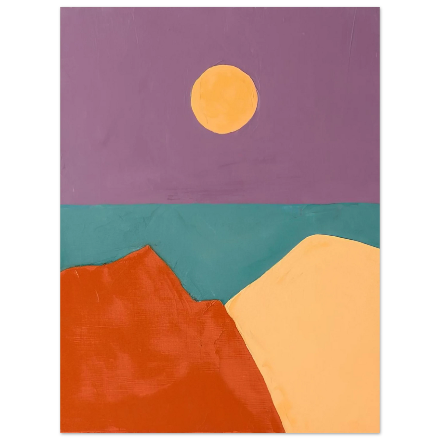 Etel Adnan - Untitled - 2015 Fine Art Poster - Default Title
