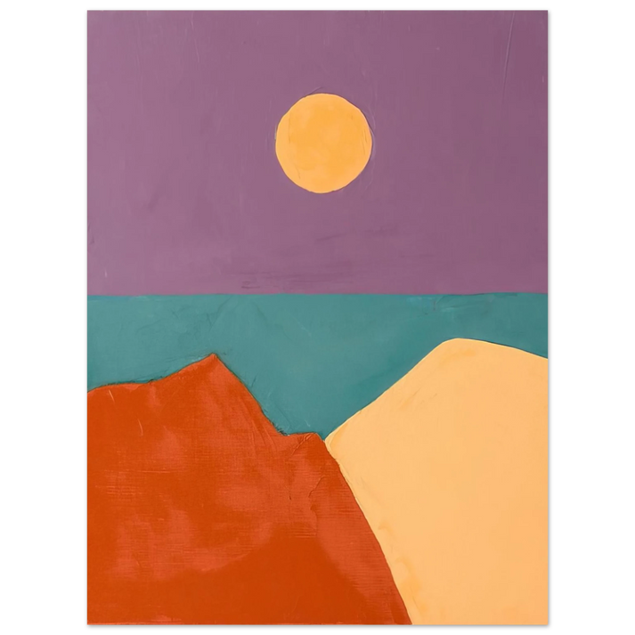 Etel Adnan - Untitled - 2015 75x100 cm / 30x40inches Fine Art Poster