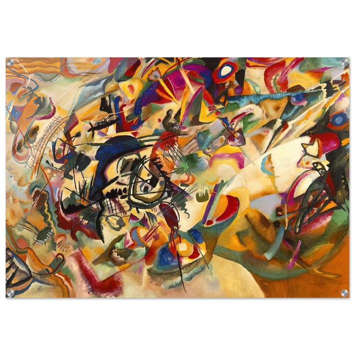 COMPOSITION VII 1913 - Wassily Kandinsky Acrylic Print - 70x100 cm / 28x40″ inches | Wassily Kandinsky Wall Art | Wassily Kandinsky Prints