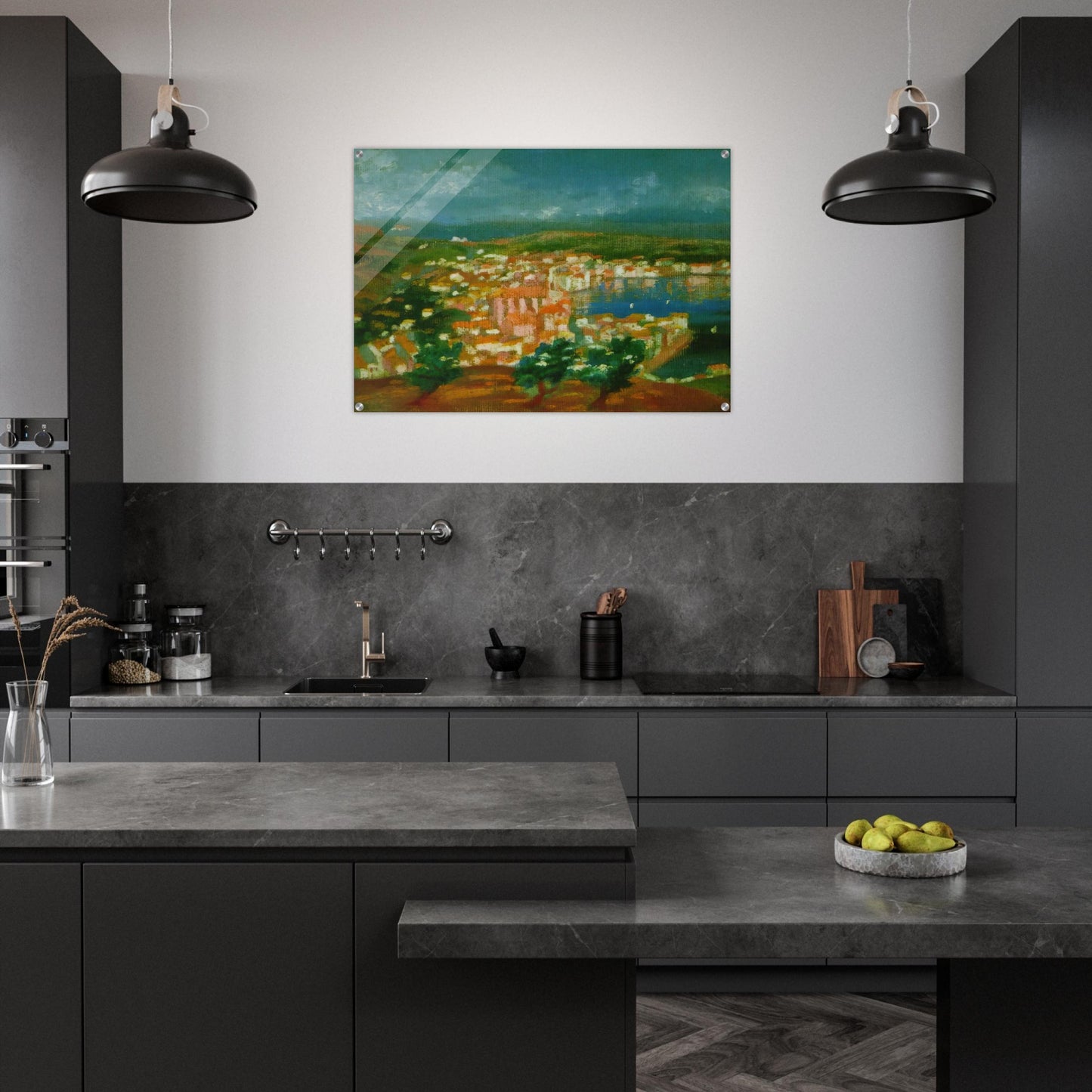 LANDSCAPE NEAR CADAQUES 1921 1 - Salvador Dali Acrylic Print - 70x100 cm / 28x40″ inches