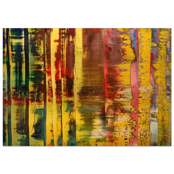 ABSTRACT PAINTING 780 1 1 - Gerhard Richter Brushed Aluminum Print - 70x100 cm / 28x40 inches | Gerhard Richter Aluminum Print | Gerhard Richter Prints