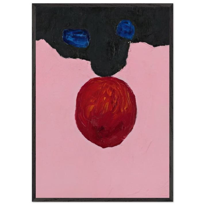 Untitled No 6 - 1957 - Forrest Bess 70x100 cm / 28x40 inches Framed Art Print – Black Wooden Frame