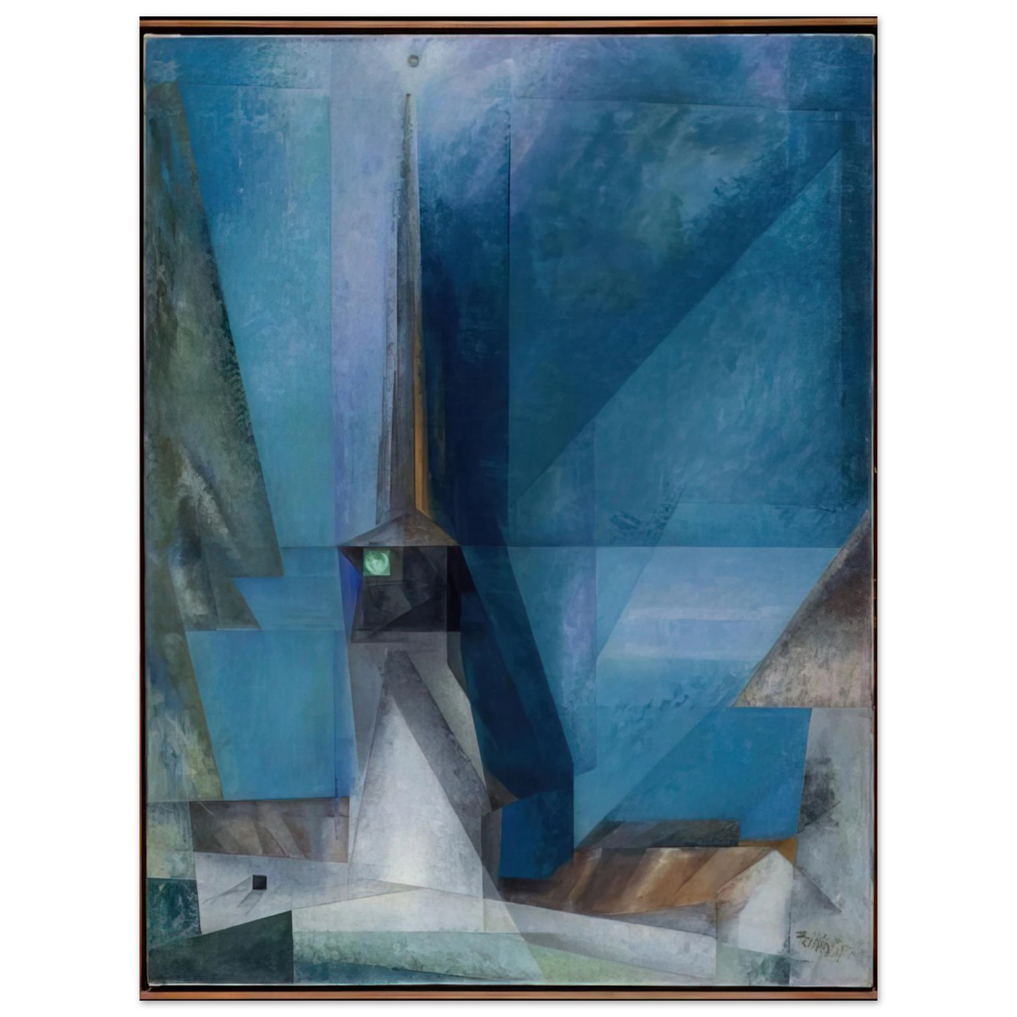 Lyonel Feininger - GELMERODA 1936 Fine Art Poster - Default Title