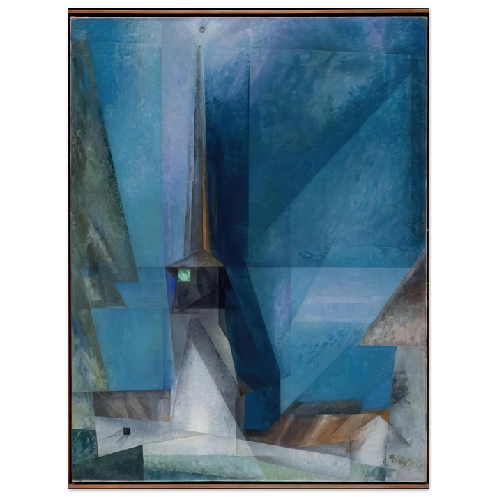 Lyonel Feininger - GELMERODA 1936 75x100 cm / 30x40inches Fine Art Poster