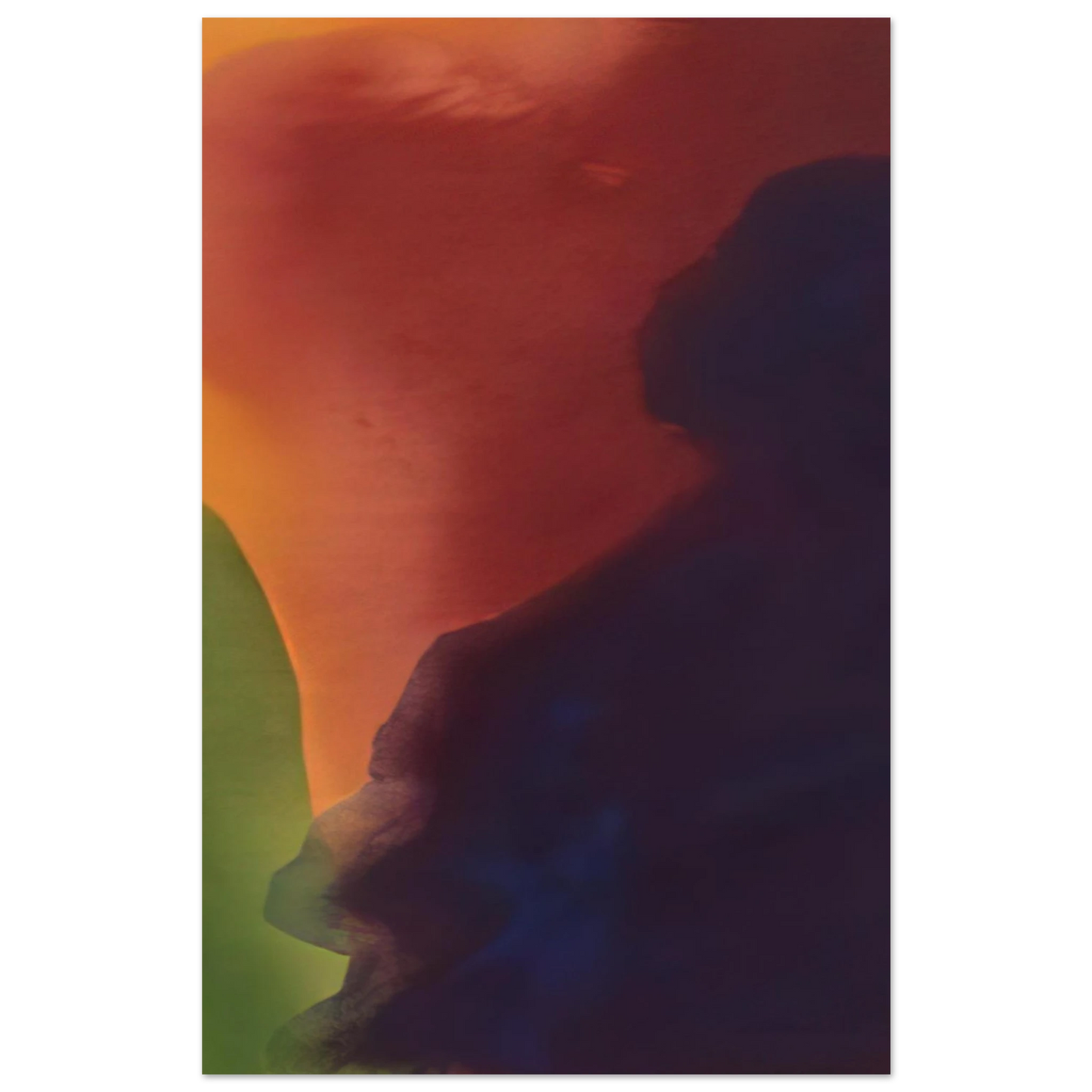 Helen Frankenthaler - Blue Atmosphere III - 1963 Wall art - 40x50 cm / 16x20 inches - Fine Art Poster - -
