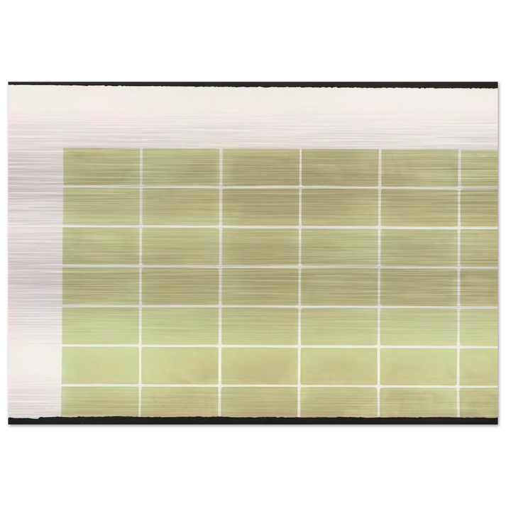 Zapruder Green - 1968 - Mark Lancaster Brushed Aluminum Print - 70x100 cm / 28x40 inches | Mark Lancaster Aluminum Print | Mark Lancaster Prints