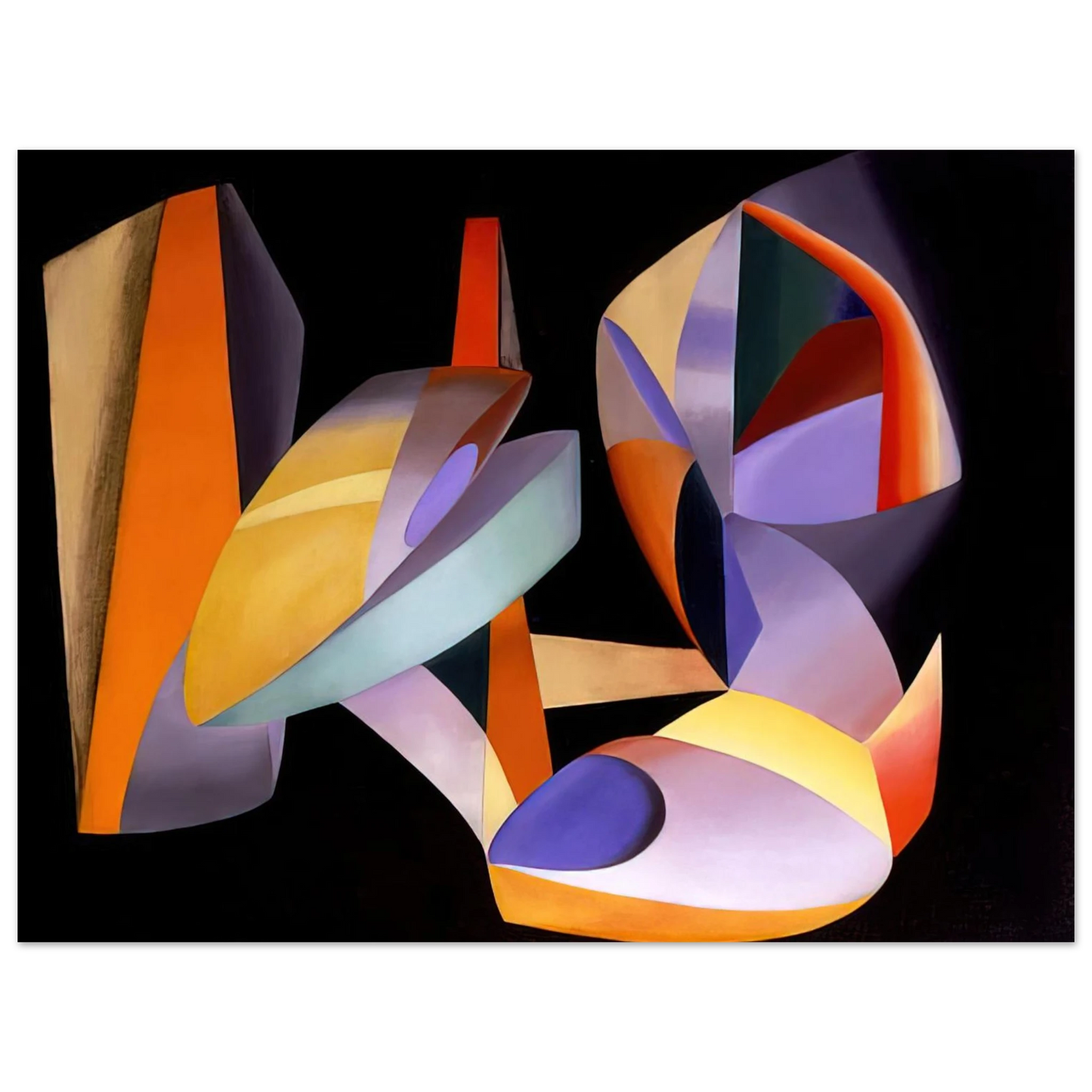 John Ferren - Paris Abstract - Abstract Art Fine Art Poster - Default Title