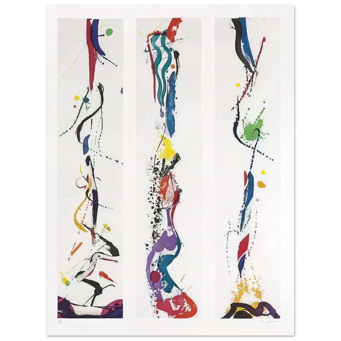 Sam Francis - Untitled Lembark I92 Fine Art Poster - Default Title