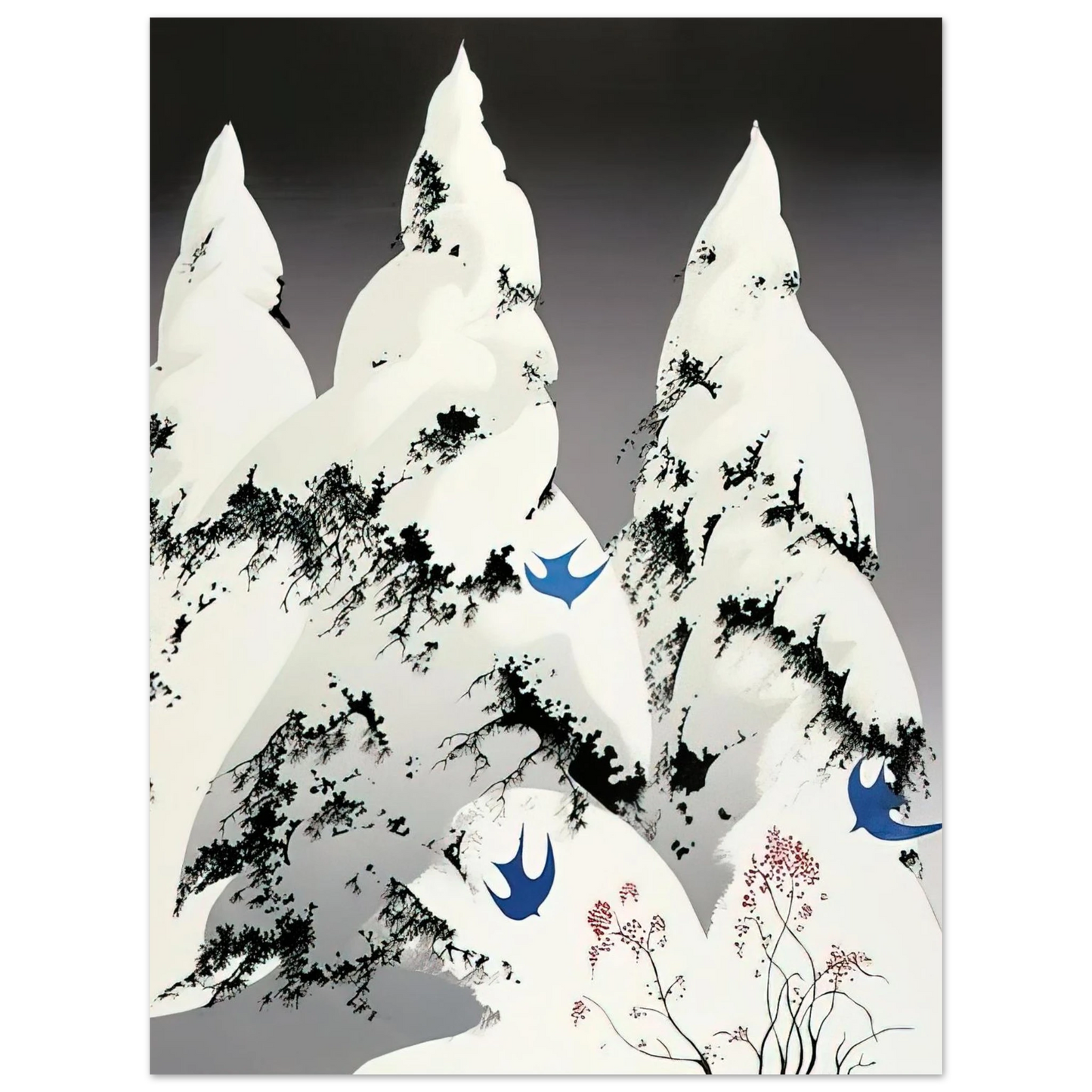 Eyvind Earle - Winter Pine Fine Art Poster - Default Title