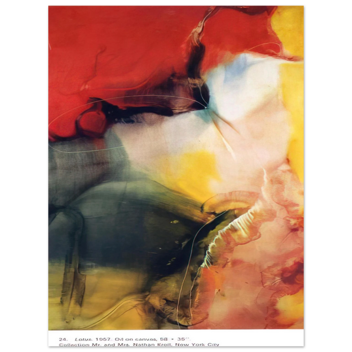 Paul Jenkins - Lotus 75x100 cm / 30x40inches Fine Art Poster
