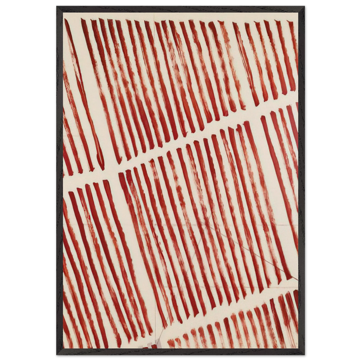 75-76-D-157x145 - 1976 - Martin Barre 70x100 cm / 28x40 inches Framed Art Print – Black Wooden Frame