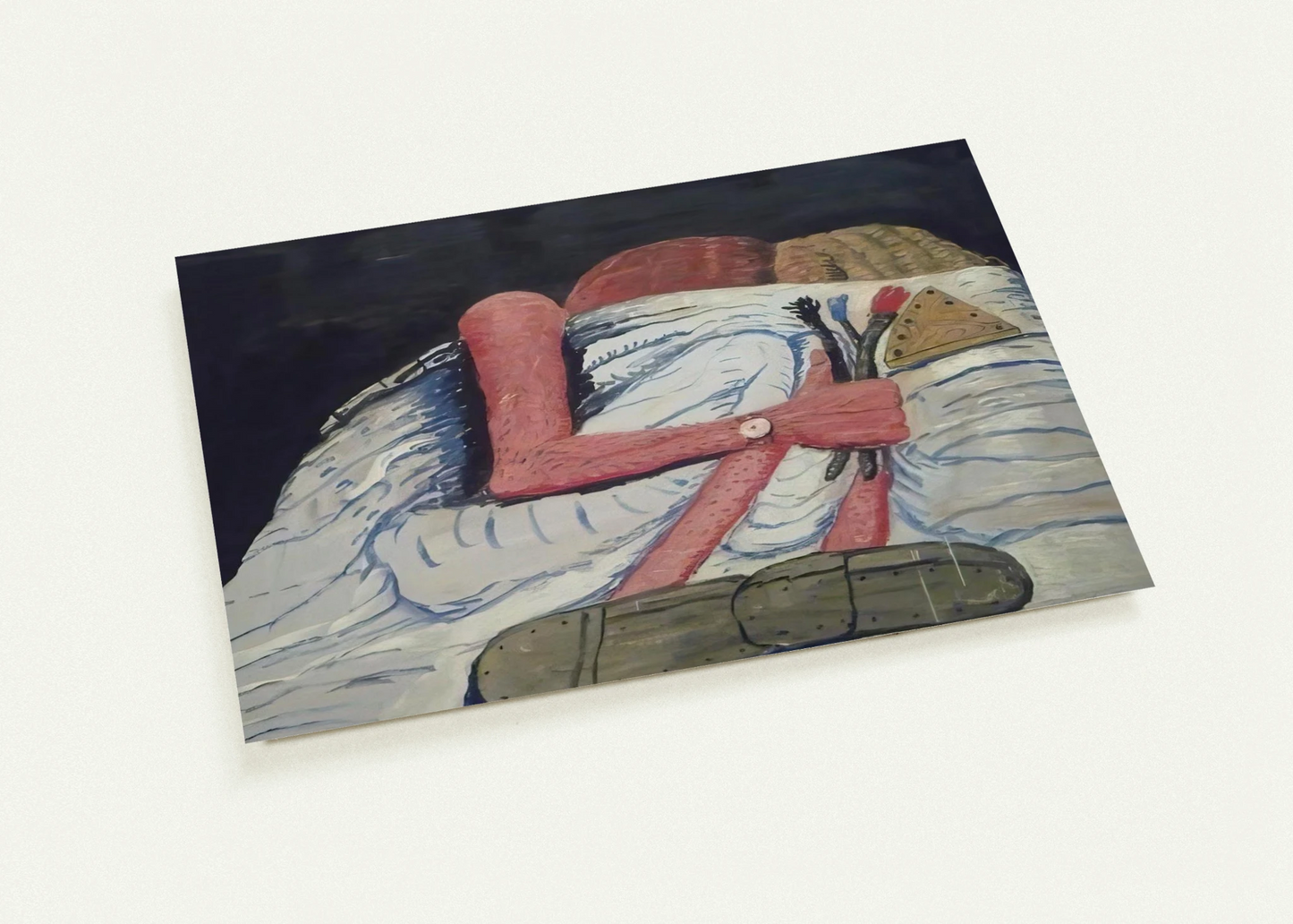 COUPLE IN BED By Philip Guston Pack of 10 Post Cards | Philip Guston Post Cards | A6 (10.5 x 14.8 cm) - 4.1 x 5.8 inches