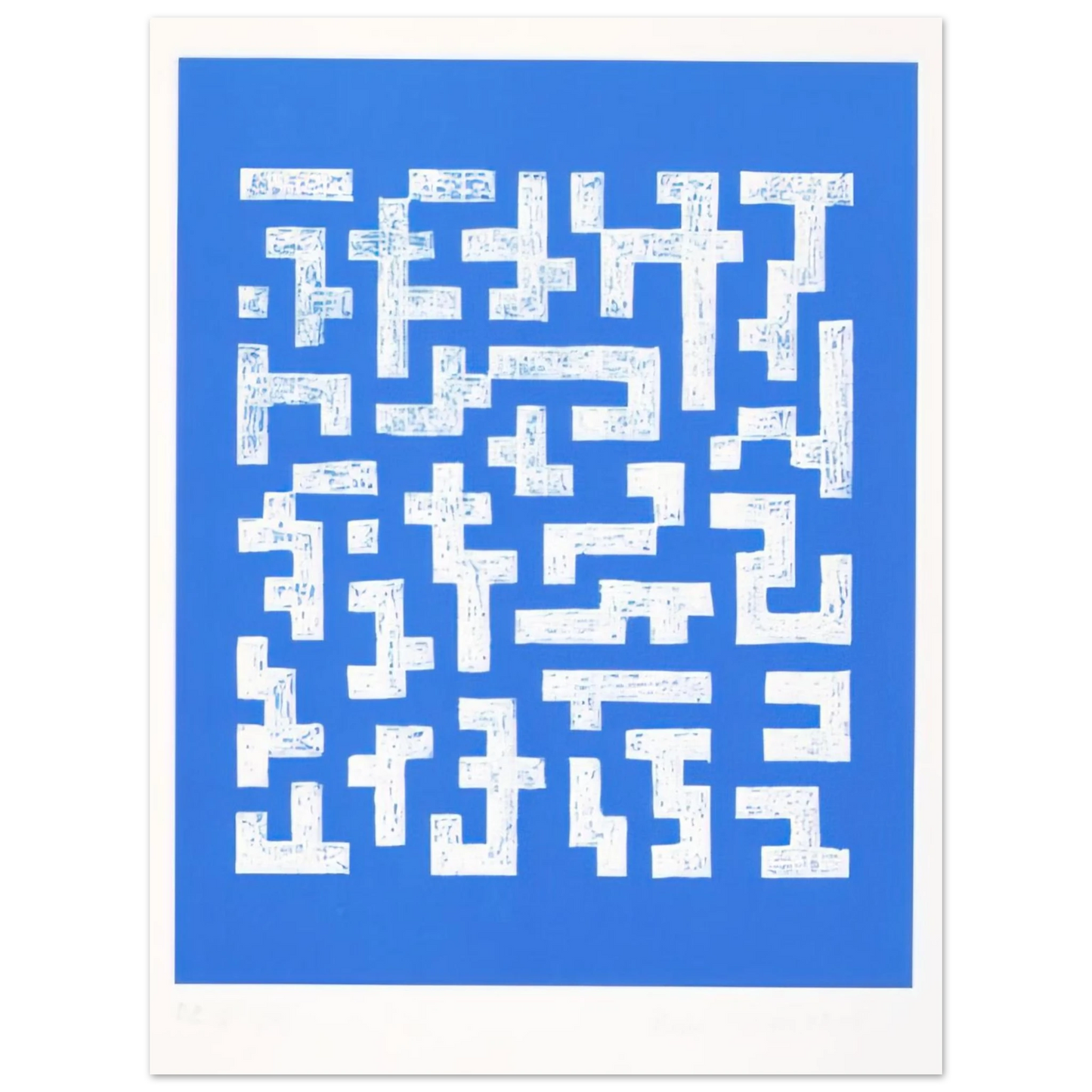Anni Albers - DOUBLE IMPRESSION IV 1978 Fine Art Poster - Default Title