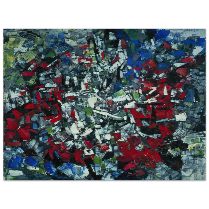 Jean-Paul Riopelle - The Wheel II 75x100 cm / 30x40inches Fine Art Poster