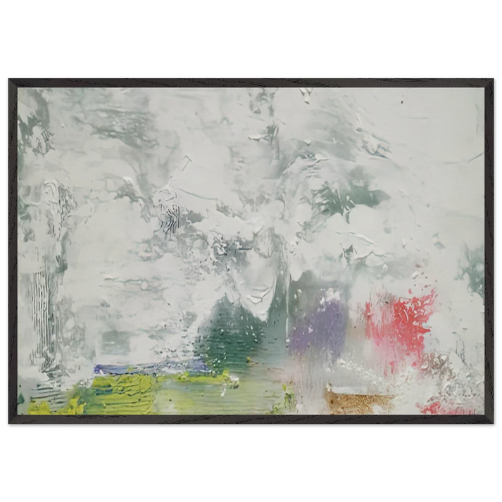 Maelstrom 1992- - Helen Frankenthaler 70x100 cm / 28x40 inches Framed Art Print – Black Wooden Frame