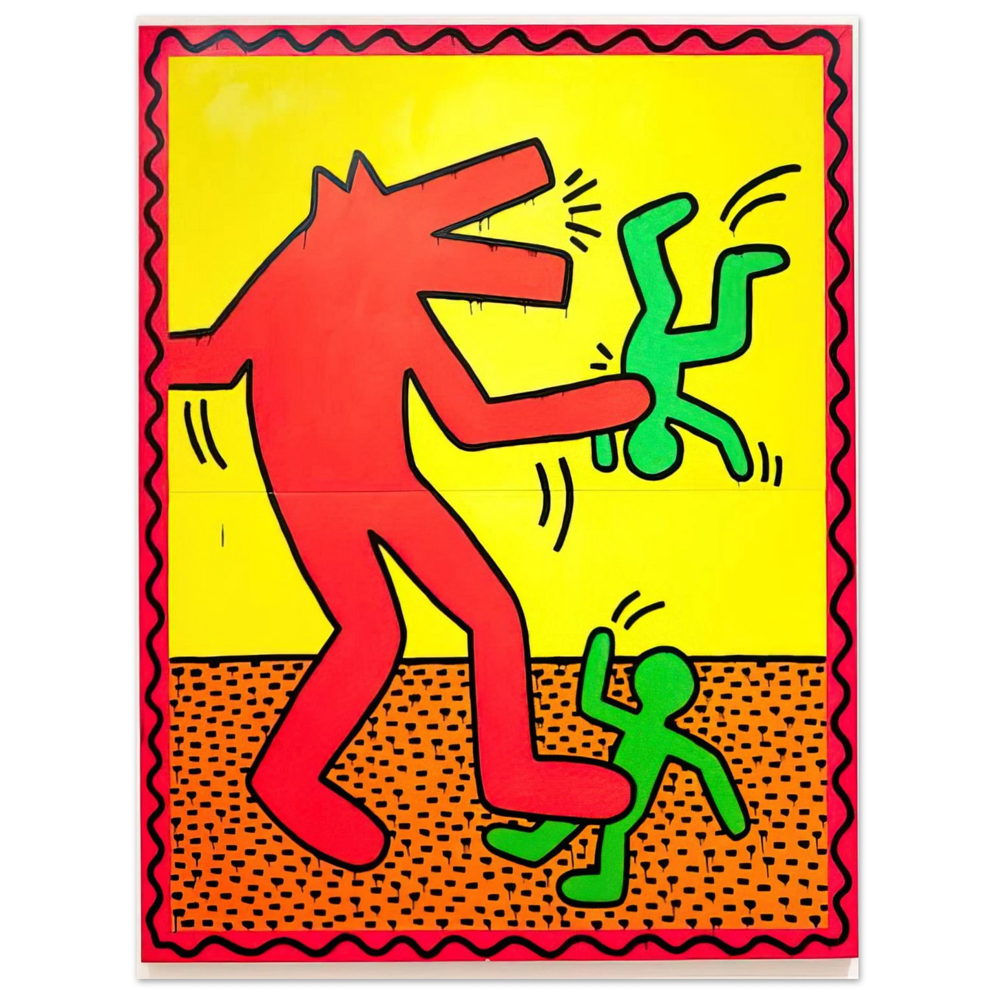 Keith Haring - UNTITLED 1982 1 Fine Art Poster - Default Title