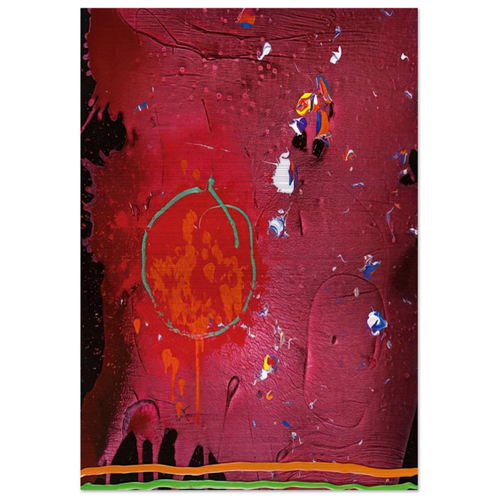One Life - 5.11.07 - 2007 - John Hoyland Brushed Aluminum Print - 70x100 cm / 28x40 inches | John Hoyland Aluminum Print | John Hoyland Prints