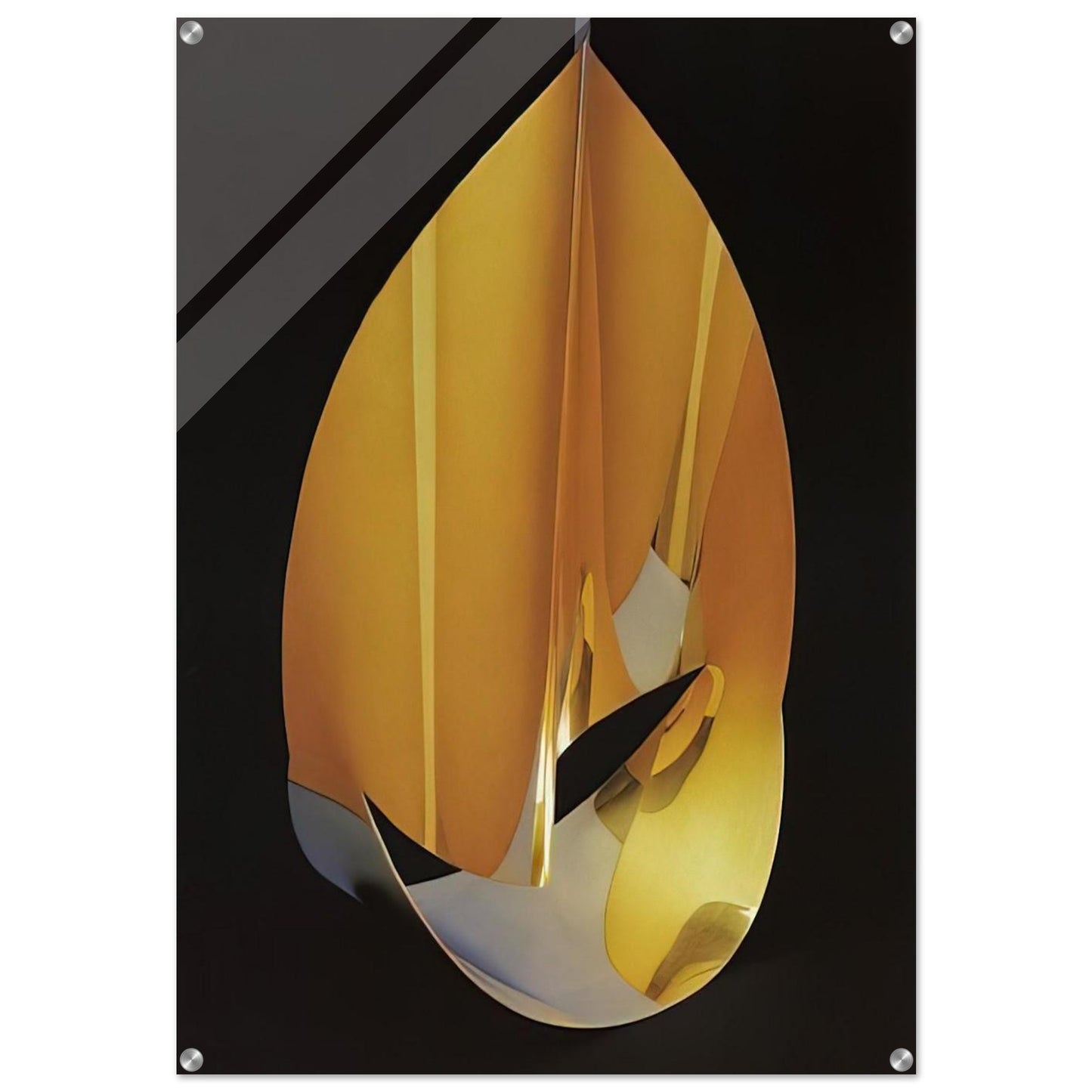 Area of a pentagon in space with plain circumference - 1977 - Max Bill Acrylic Print - 70x100 cm / 28x40″ inches | Max Bill Wall Art | Max Bill Prints