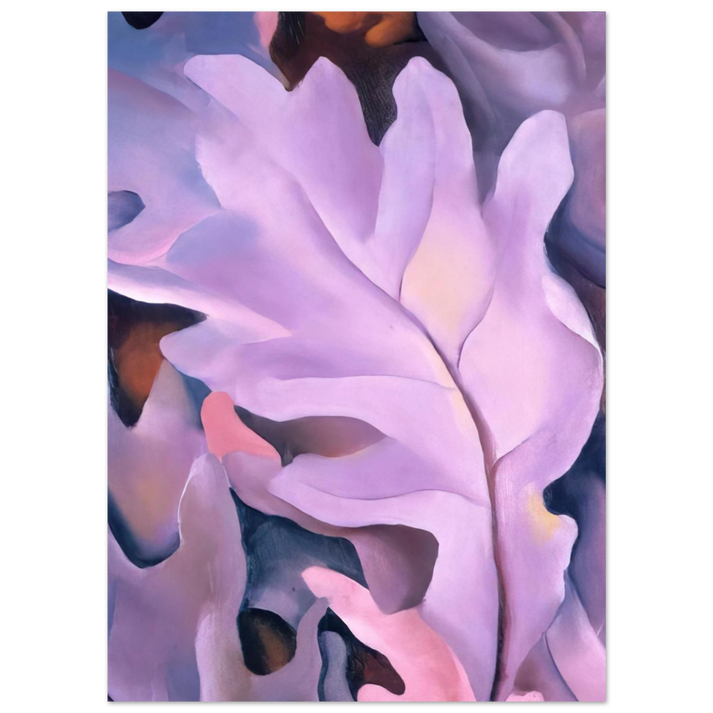 Georgia O'Keeffe - Purple Leaves Fine Art Poster