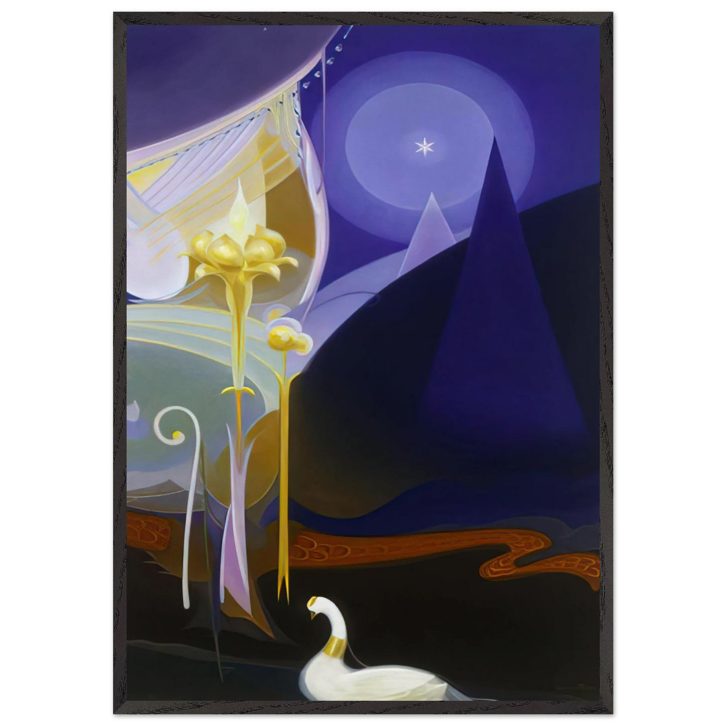 Untitled - 1931 - Agnes Lawrence Pelton Framed Art Print – Black Wooden Frame - Default Title - -Framed Art Print