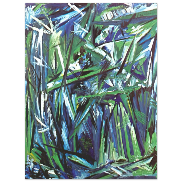 Natalia Goncharova - Green Forest - 1911 75x100 cm / 30x40inches Fine Art Poster