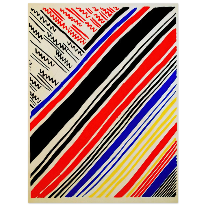 Sonia Delaunay - COMPOSITION 11 75x100 cm / 30x40inches Fine Art Poster