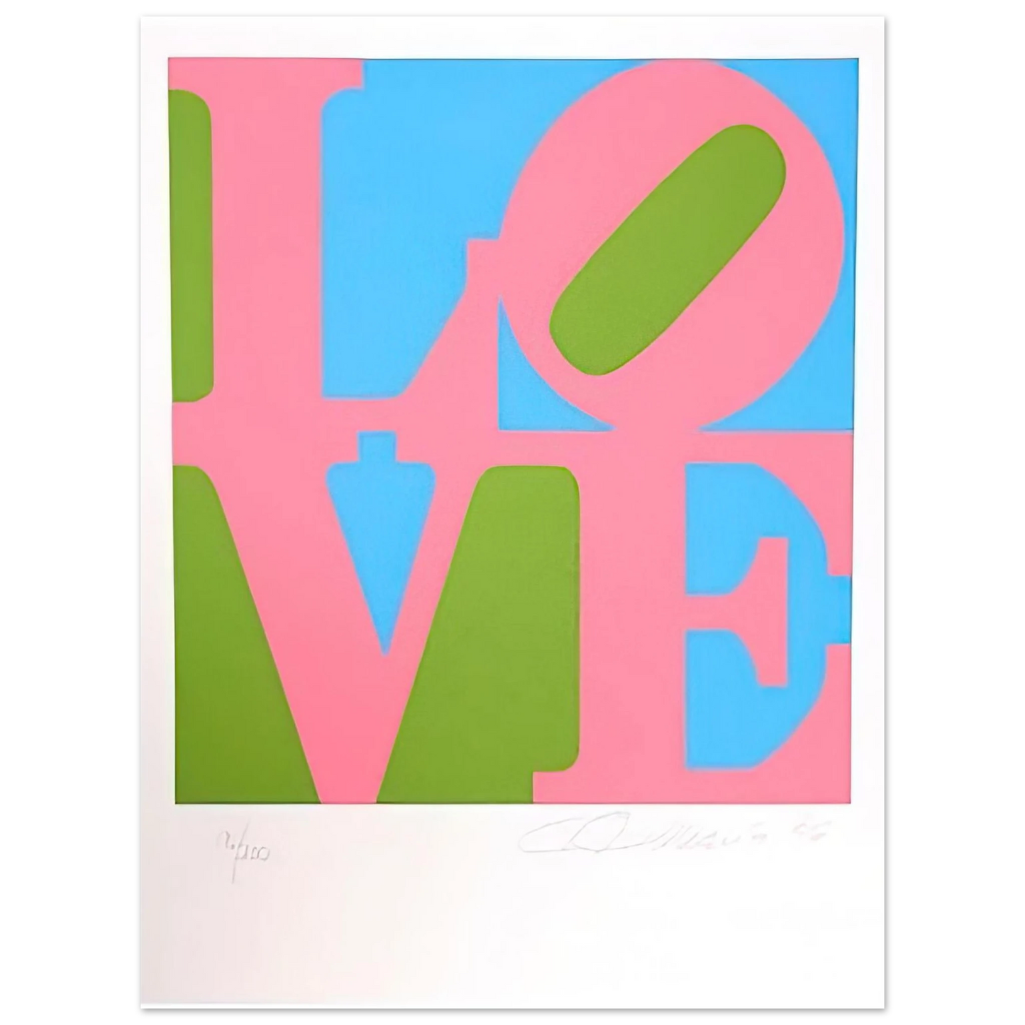 Robert Indiana - The Book of Love #11 Fine Art Poster - Default Title