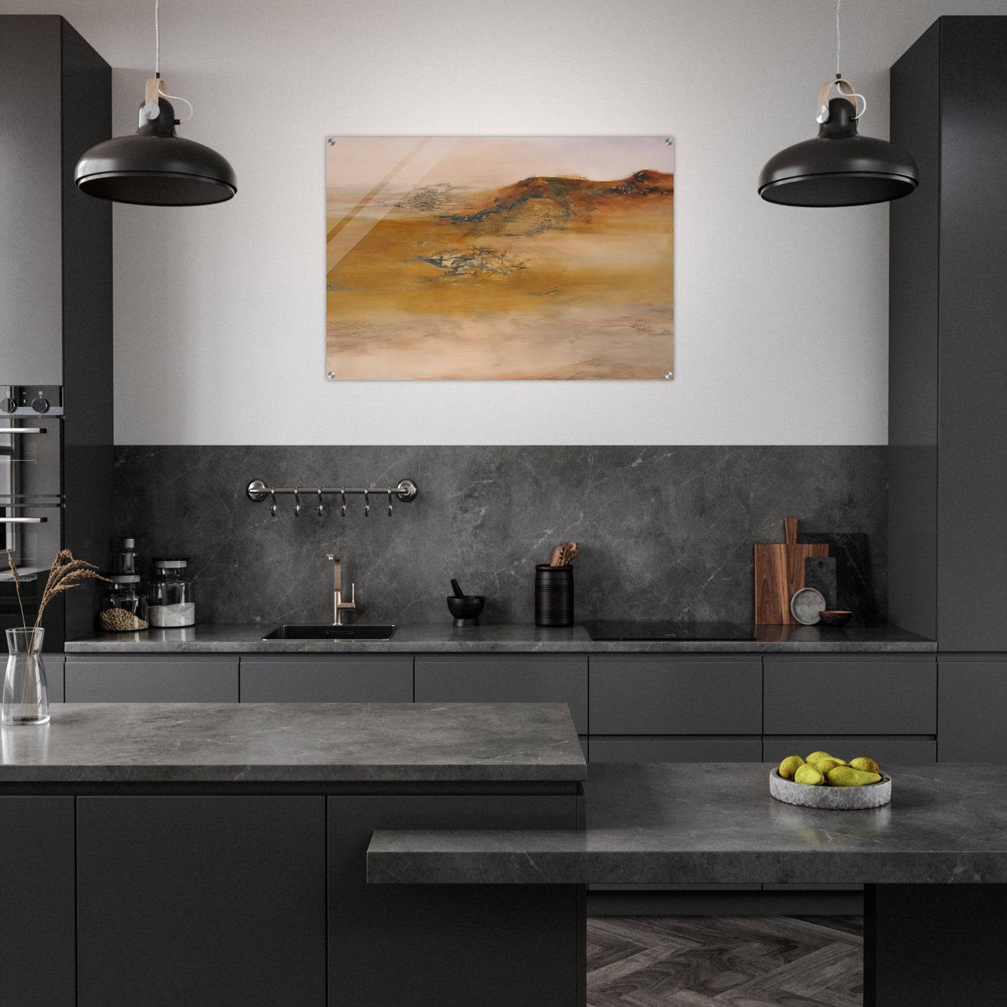 19 10 2001 2001 - Zao Wou-Ki Acrylic Print - 70x100 cm / 28x40″ inches | Zao Wou-Ki Wall Art | Zao Wou-Ki Prints