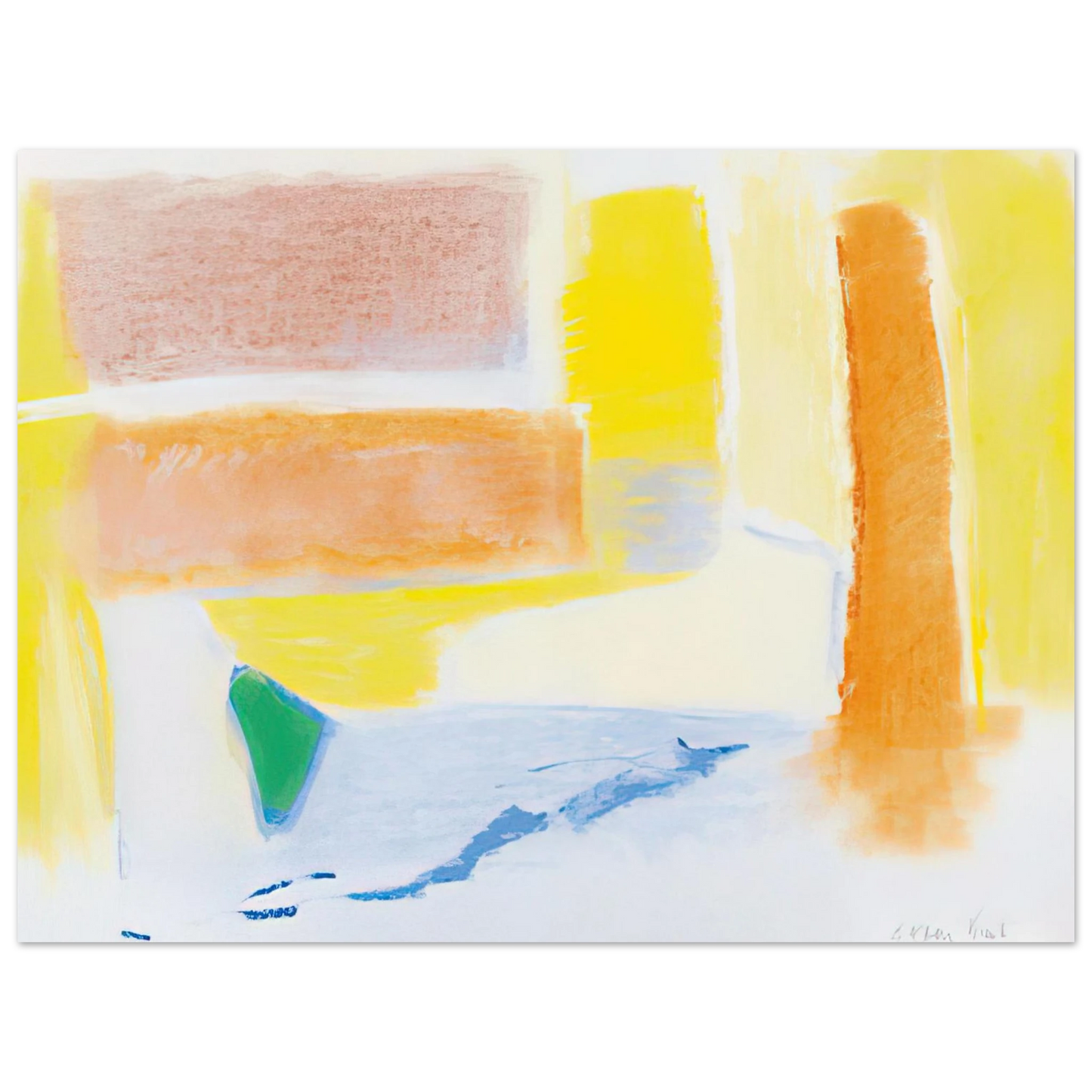 Esteban Vicente - UNTITLED 1996 Fine Art Poster - Default Title