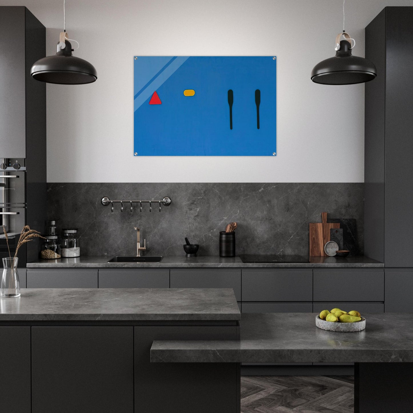 Untitled - 1968 - Ron Gorchov Acrylic Print - 70x100 cm / 28x40″ inches