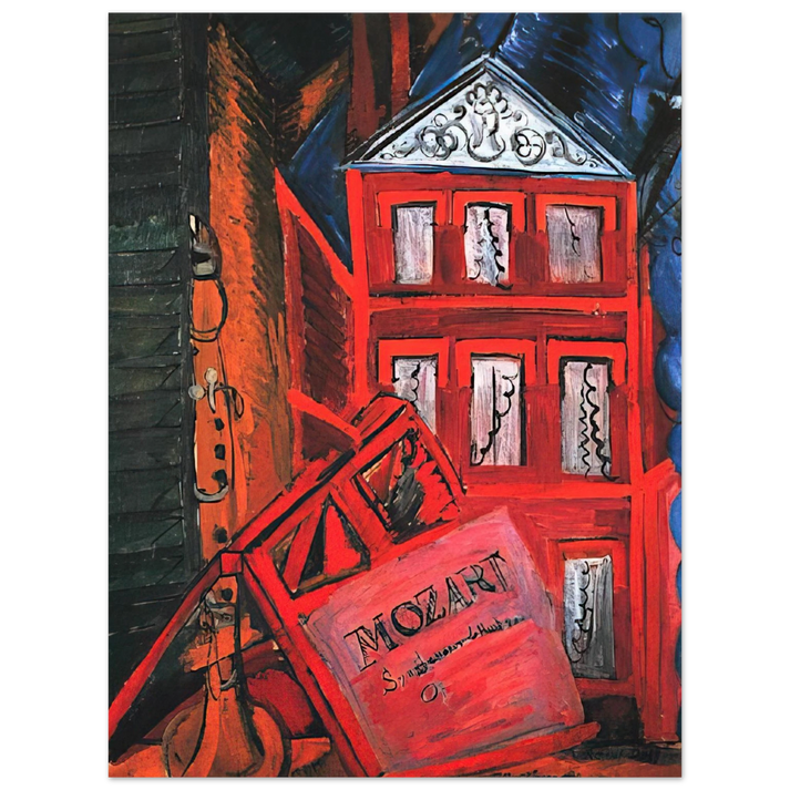 Raoul Dufy - HOMMAGE TO MOZART 1915 75x100 cm / 30x40inches Fine Art Poster