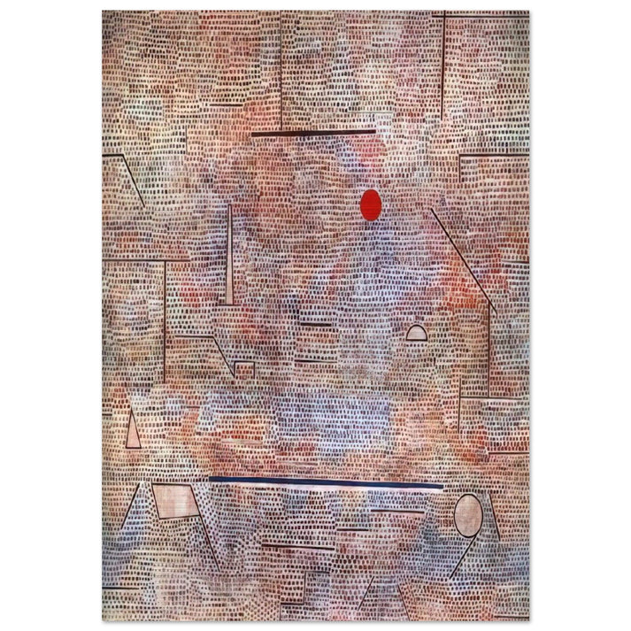 CACODEMONIC 1916 - Paul Klee Brushed Aluminum Print - 70x100 cm / 28x40 inches | Paul Klee Aluminum Print | Paul Klee Prints