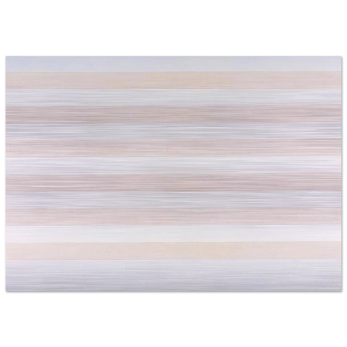 Happy Holiday - Agnes Martin Brushed Aluminum Print - 70x100 cm / 28x40 inches | Agnes Martin Aluminum Print | Agnes Martin Prints