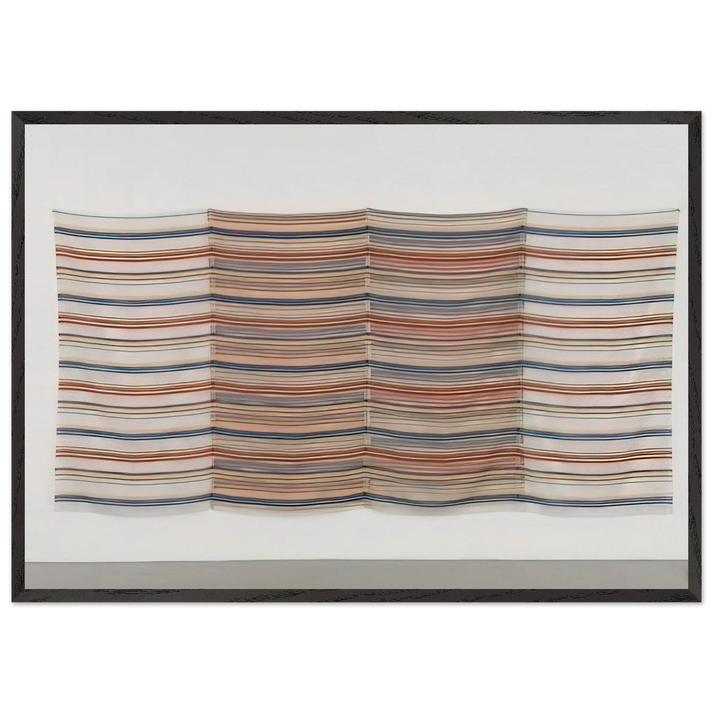 GEAR JAMMER 1976 - Robert Rauschenberg 70x100 cm / 28x40 inches Framed Art Print – Black Wooden Frame
