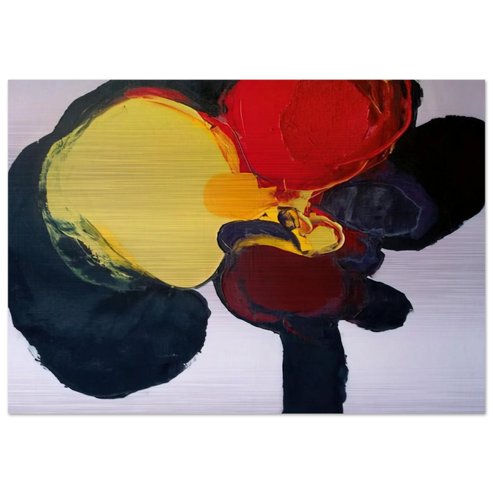 COMPOSITION 1965 - Luis Feito Brushed Aluminum Print - 70x100 cm / 28x40 inches | Luis Feito Aluminum Print | Luis Feito Prints