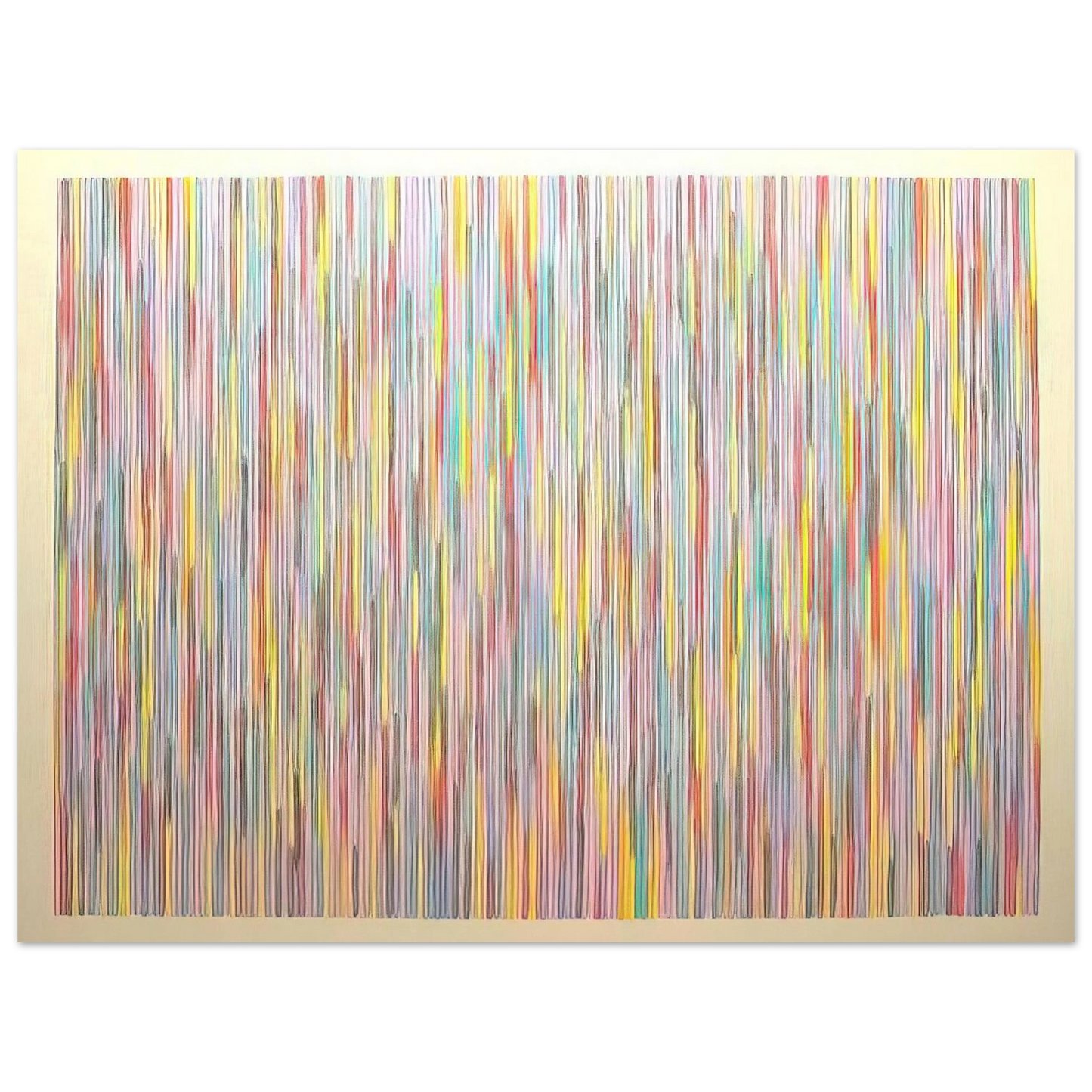 Gene Davis - Fox Gate - 1982 Fine Art Poster - Default Title