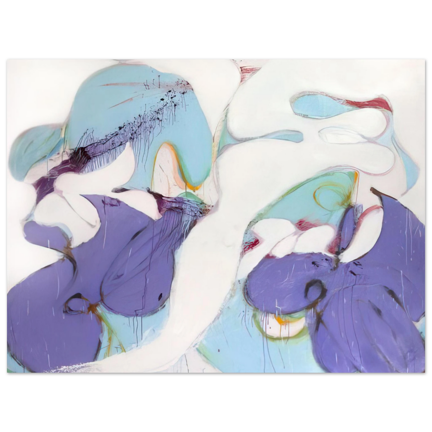 Norman Bluhm - Claudia - 1975 Fine Art Poster - Default Title