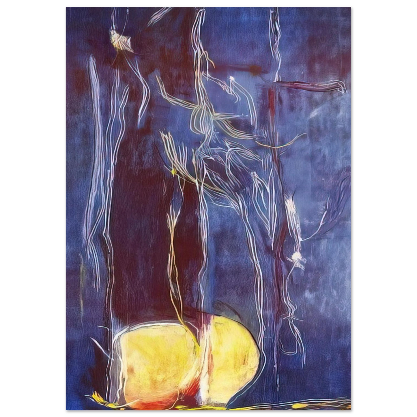 Helen Frankenthaler - All About Blue - 1994 Wall art - 40x50 cm / 16x20 inches - Fine Art Poster - -