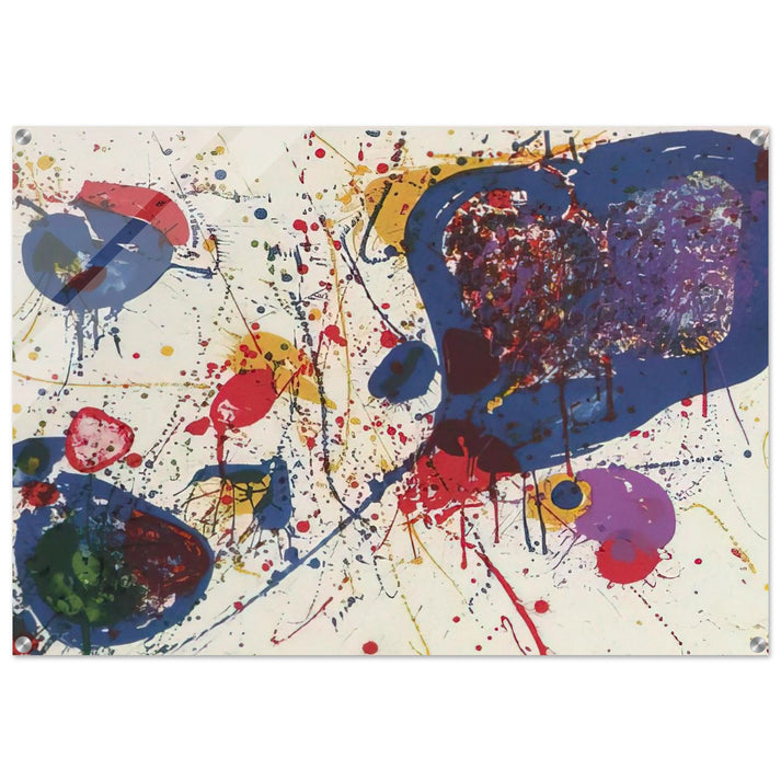 Light Violet Lembark L20 - Sam Francis Acrylic Print - 70x100 cm / 28x40″ inches | Sam Francis Wall Art | Sam Francis Prints