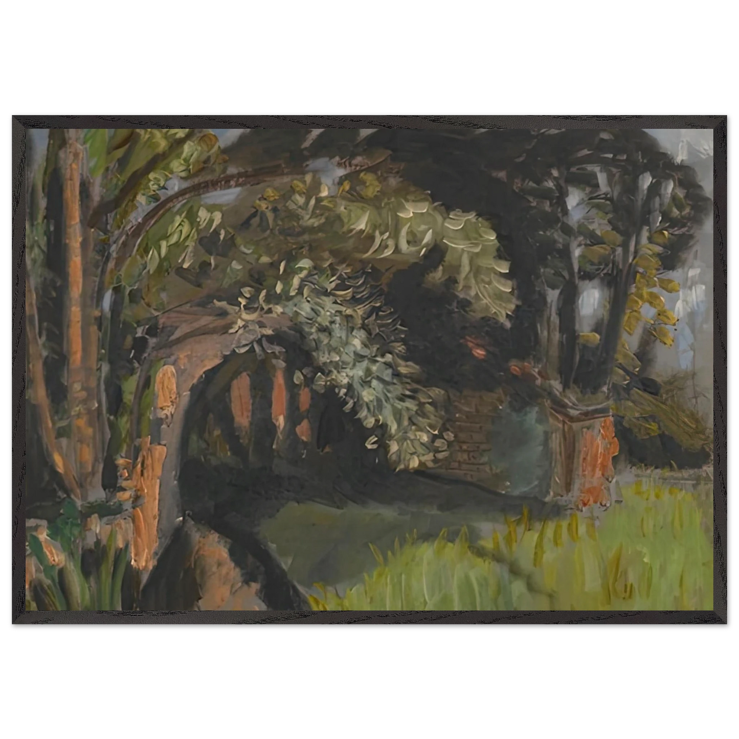 PAYSAGE A MAINTENON 1918 - Henri Matisse Framed Art Print – Black Wooden Frame - Default Title - -Framed Art Print